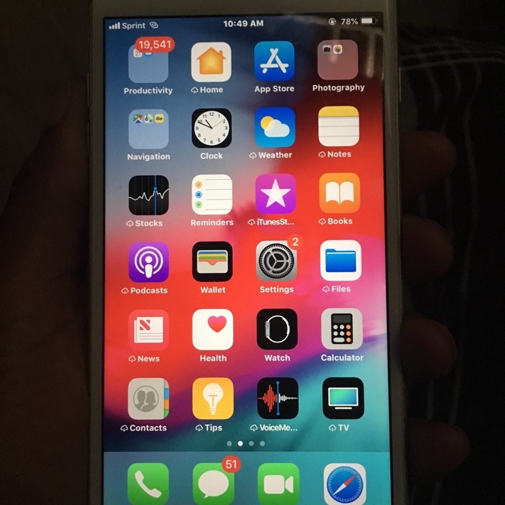 IPHONE 7 plus Silver 126 GB